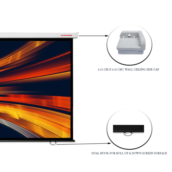 Tab-tension projector screen 77" Inch diagonal, 16:9 aspect format - Image 3
