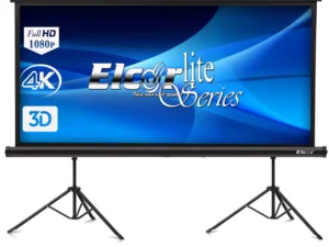 Dual tripod projection screen 120-Inch