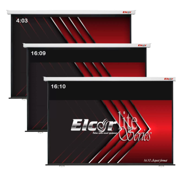 ELCOR Manual Auto Lock screens 106 Inch diagonal In 16:09 format, UltraHD/4k - Image 3