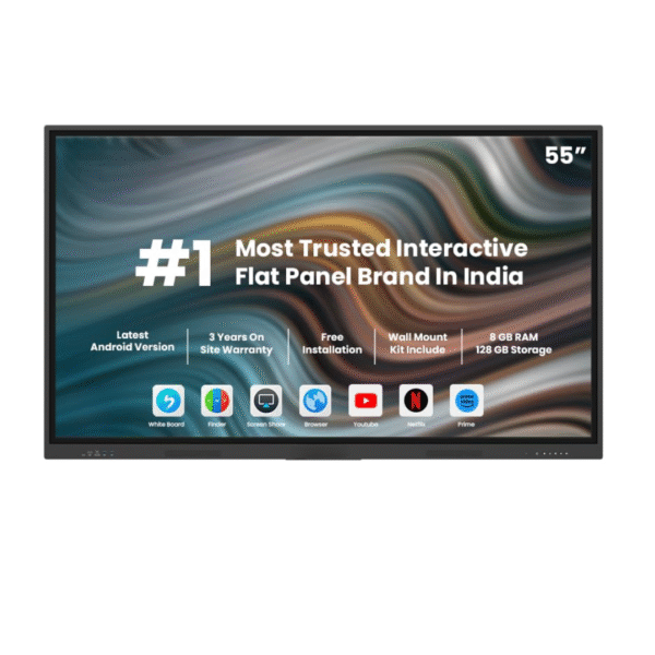 Clinux Digital  Interactive Flat Panel 8GB+128GB with 3 year warranty 14.0 Android